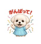 かわいいマルチーズの日常会話スタンプ3（個別スタンプ：28）