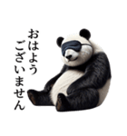 【無気力】パンダーク（個別スタンプ：10）