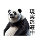 【無気力】パンダーク（個別スタンプ：29）