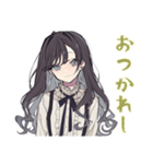 ボクっ娘リボン女子のグルチャ（個別スタンプ：9）