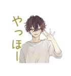 ゆるシャツ男子の毎日挨拶★（個別スタンプ：2）