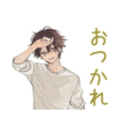 ゆるシャツ男子の毎日挨拶★（個別スタンプ：5）