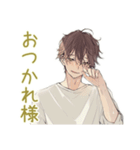 ゆるシャツ男子の毎日挨拶★（個別スタンプ：31）