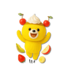 mottoのくまっプリン（チェリーのせ）♪（個別スタンプ：11）