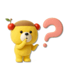 mottoのくまっプリン（チェリーのせ）♪（個別スタンプ：32）
