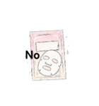 文字ありver. 夢かわいいパステルスタンプ（個別スタンプ：26）