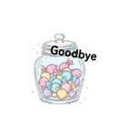 文字ありver. 夢かわいいパステルスタンプ（個別スタンプ：39）