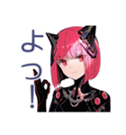 ロボ娘の毎日★あいさつ（個別スタンプ：3）