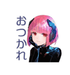 ロボ娘の毎日★あいさつ（個別スタンプ：8）