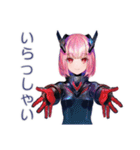 ロボ娘の毎日★あいさつ（個別スタンプ：18）