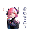 ロボ娘の毎日★あいさつ（個別スタンプ：25）