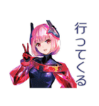 ロボ娘の毎日★あいさつ（個別スタンプ：33）