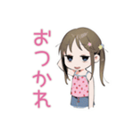 毎日挨拶★元気な女児（個別スタンプ：5）