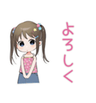 毎日挨拶★元気な女児（個別スタンプ：8）