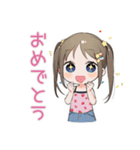 毎日挨拶★元気な女児（個別スタンプ：14）