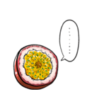 しゃべるパッションフルーツ（個別スタンプ：4）
