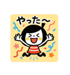 毎日使える☆ゆるかわガールスタンプ（個別スタンプ：37）