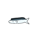 泳いで動く魚のスタンプ（個別スタンプ：4）