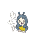 前髪ぱっつん女の子の日常（個別スタンプ：10）