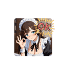 動くメイドスタンプ（個別スタンプ：5）