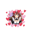 動くメイドスタンプ（個別スタンプ：12）