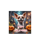 ❤️かわいいハロウィン❤️動物の魔女❤️（個別スタンプ：3）