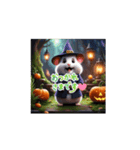 ❤️かわいいハロウィン❤️動物の魔女❤️（個別スタンプ：12）