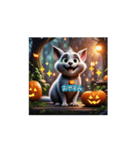❤️かわいいハロウィン❤️動物の魔女❤️（個別スタンプ：13）