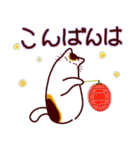 和風猫＜毎日使える16＞（個別スタンプ：3）