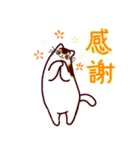 和風猫＜毎日使える16＞（個別スタンプ：15）
