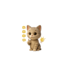 キジトラ・もふもふエモーション（個別スタンプ：3）