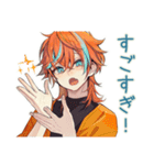 褒めまくり★わんこ系ギャル男（個別スタンプ：5）