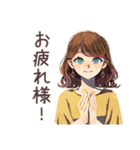 やんわり断る♡OLの残業返事（個別スタンプ：35）