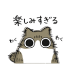 ねこぽっくるキジ白【友達】（個別スタンプ：27）