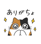 ねこぽっくる三毛【友達】（個別スタンプ：18）