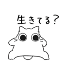ねこぽっくる白【友達】（個別スタンプ：31）