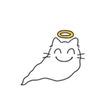 ねこぽっくる白【友達】（個別スタンプ：32）