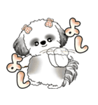 シーズー犬 「毎日よく使う言葉」（個別スタンプ：33）