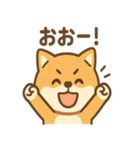 柴犬のしば丸がほっこり笑顔（個別スタンプ：6）
