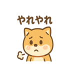 柴犬のしば丸がほっこり笑顔（個別スタンプ：20）