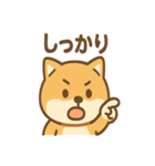 柴犬のしば丸がほっこり笑顔（個別スタンプ：21）