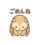 ゆるかわアルマジロのあいさつ日和（個別スタンプ：5）