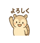 ゆるかわアルマジロのあいさつ日和（個別スタンプ：8）