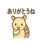 ゆるかわアルマジロのあいさつ日和（個別スタンプ：13）