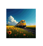 Scenic Landscapes ＆ Trains/風景と鉄道（個別スタンプ：6）