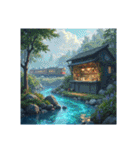 Scenic Landscapes ＆ Trains/風景と鉄道（個別スタンプ：8）