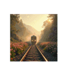 Scenic Landscapes ＆ Trains/風景と鉄道（個別スタンプ：12）