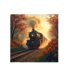 Scenic Landscapes ＆ Trains/風景と鉄道（個別スタンプ：17）