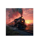 Scenic Landscapes ＆ Trains/風景と鉄道（個別スタンプ：20）