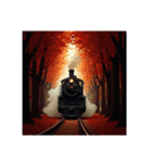 Scenic Landscapes ＆ Trains/風景と鉄道（個別スタンプ：22）